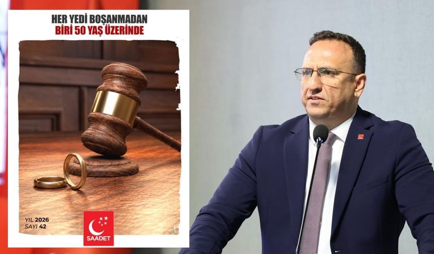 Saadet Partisi'nden "gri boşanma" raporu: 50 yaş üzeri boşanmalar 3,6 kat arttı