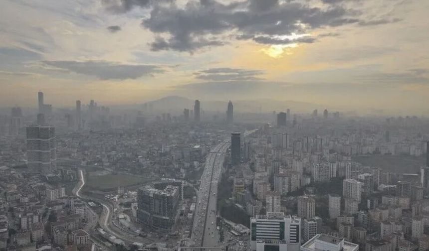 İstanbul'da hava kirliliği ağustosta geçen yıla göre yüzde 11 arttı