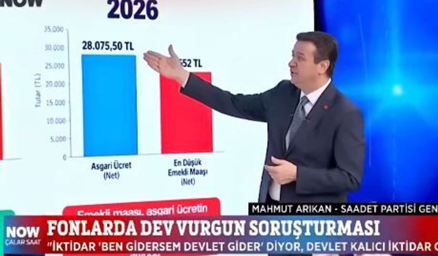 Mahmut Arıkan: "Şartlar muhafaza edilseydi emekli maaşı 42 bin lira olacaktı"