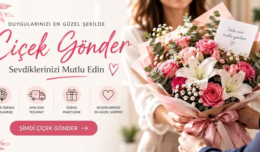 Çiçek Gönderirken Sürprizin Etkisini Artırmanın Yolları