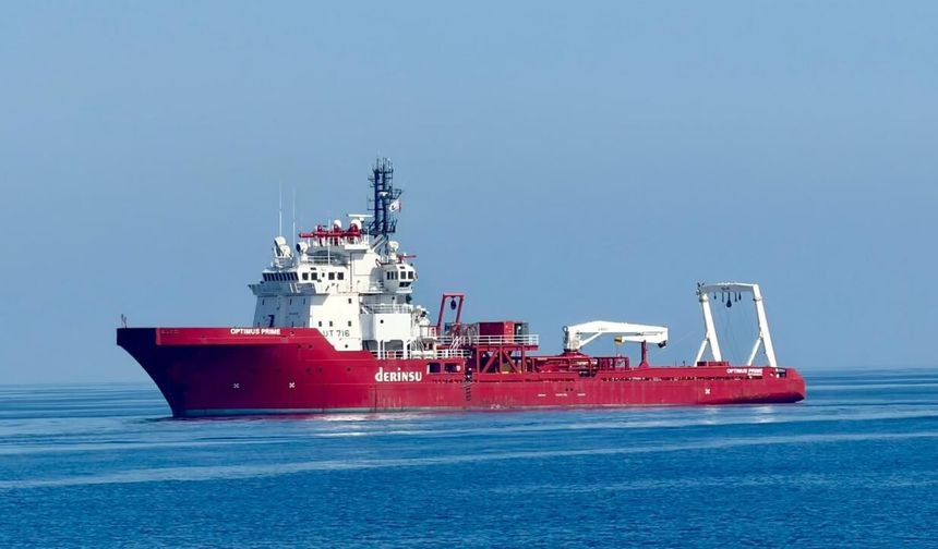 Türkiye'den KKTC'ye giden özel donanımlı gemi çalışmalara başladı