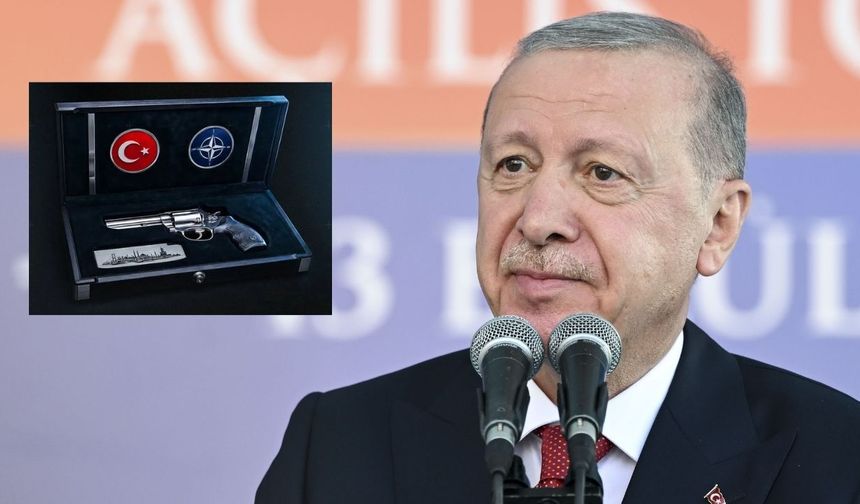 Cumhurbaşkanı Erdoğan, NATO Zirvesi'nde liderlere neden silah hediye ettiğini anlattı