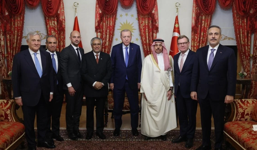 Cumhurbaşkanı Erdoğan, 6 ülkenin dışişleri bakanlarını kabul etti