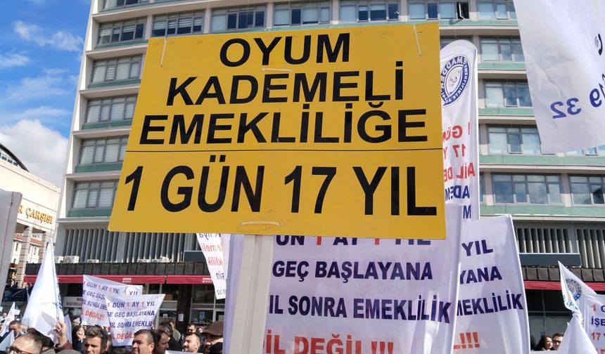 Emeklilikte Adalet Derneği'nden "kademeli emeklilik" çağrısı