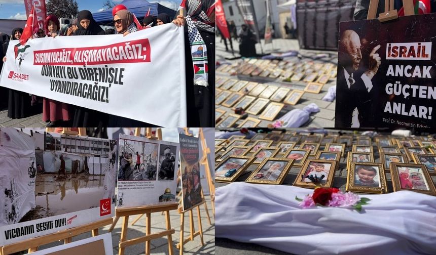 Saadet Partisi’nden “Dünyayı Uyandıran Direniş": Üsküdar’da Gazze için vicdan ve ses yükseltildi