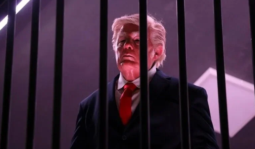 ABD Başkanı Trump, İran'da "sembolik" olarak hapishaneye atıldı