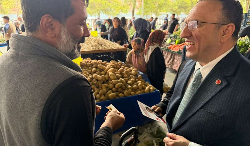 Saadet Partisi Genel Başkan Yardımcısı Sinan Tekin Gaziantep’te vatandaşlarla buluştu