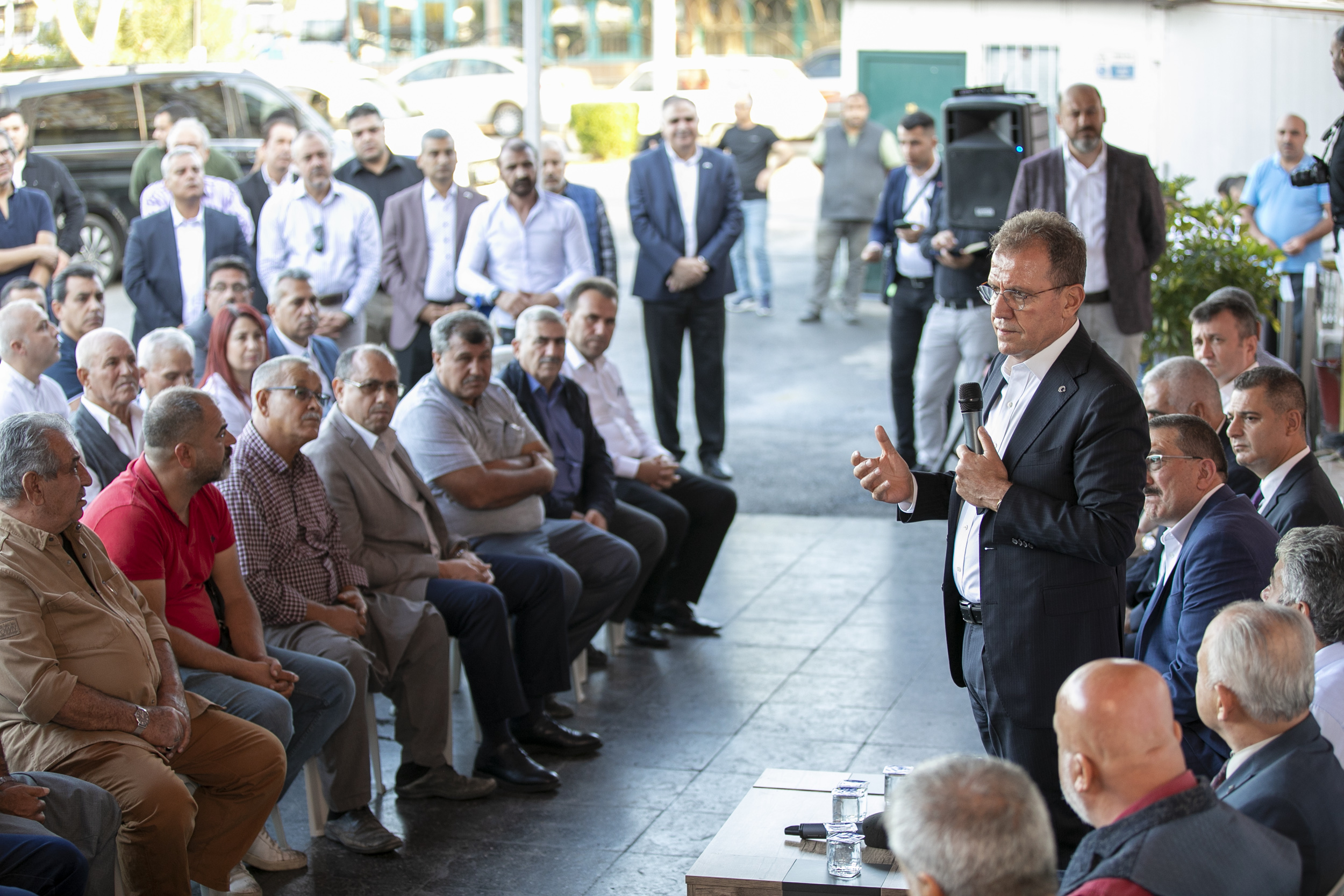 SEÇER, TARSUS ŞOFÖR ESNAFININ DERDİNE DERMAN OLDU  (3)