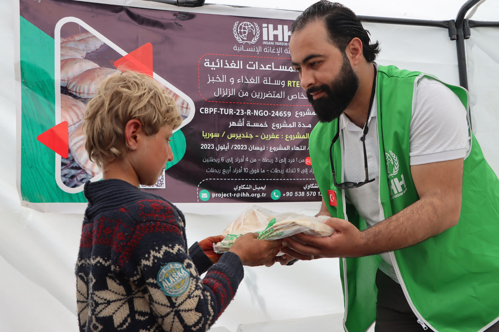 İHH ve BM’den Suriye’deki depremzede ailelere gıda desteği (3)