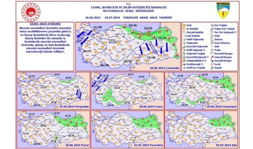 Bu Bölgeler Dikkat Meteoroloji'den Çok Kuvvetli Yağış Ve Rüzgar Uyarısı!11