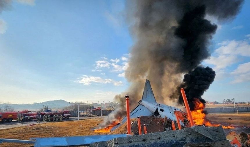 Güney Kore'de Uçak Kazası Ölü Sayısı 120'Ye Yükseldi