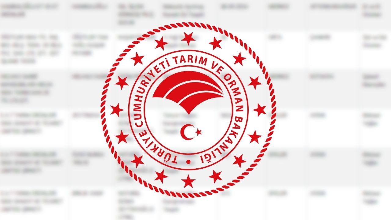 Tarım ve Orman Bakanlığı, taklit ve tağşiş listesini güncelledi