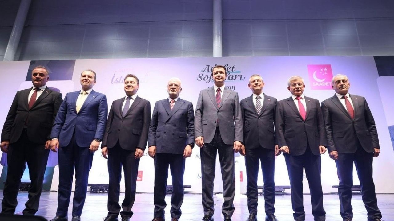 Saadet Partisi, siyasi partileri Adalet Sofraları'nda buluşturdu