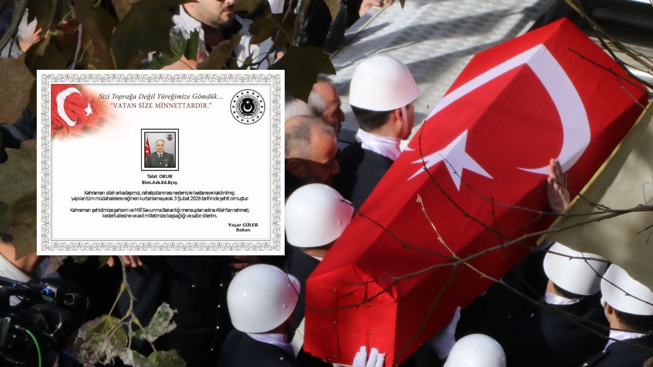 MSB: Astsubay Kıdemli Başçavuş Talat Okur şehit oldu