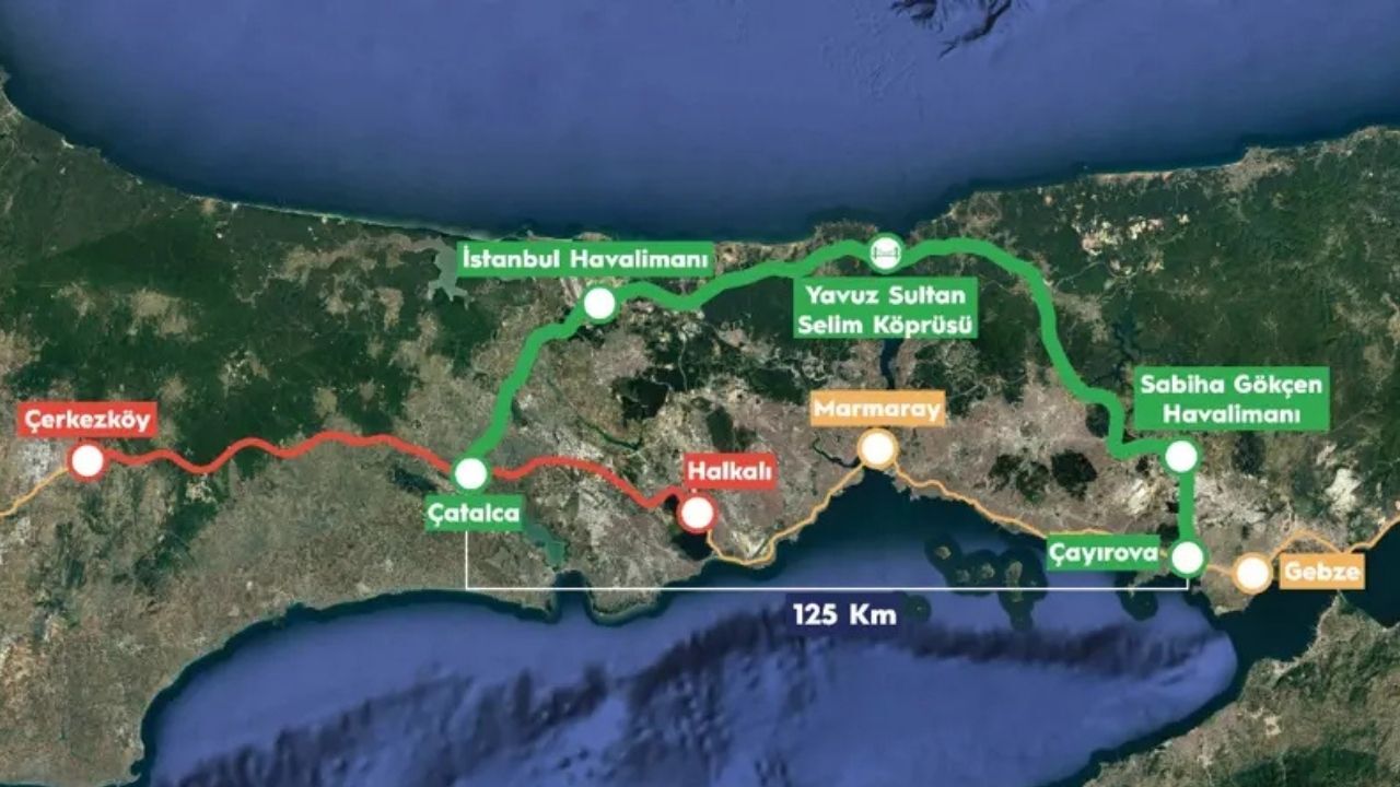 İstanbul'da güzergah belli oldu, köprüye tren geliyor! Kuzey Çevre Demiryolu Projesi için 6,75 milyar dolarlık imza