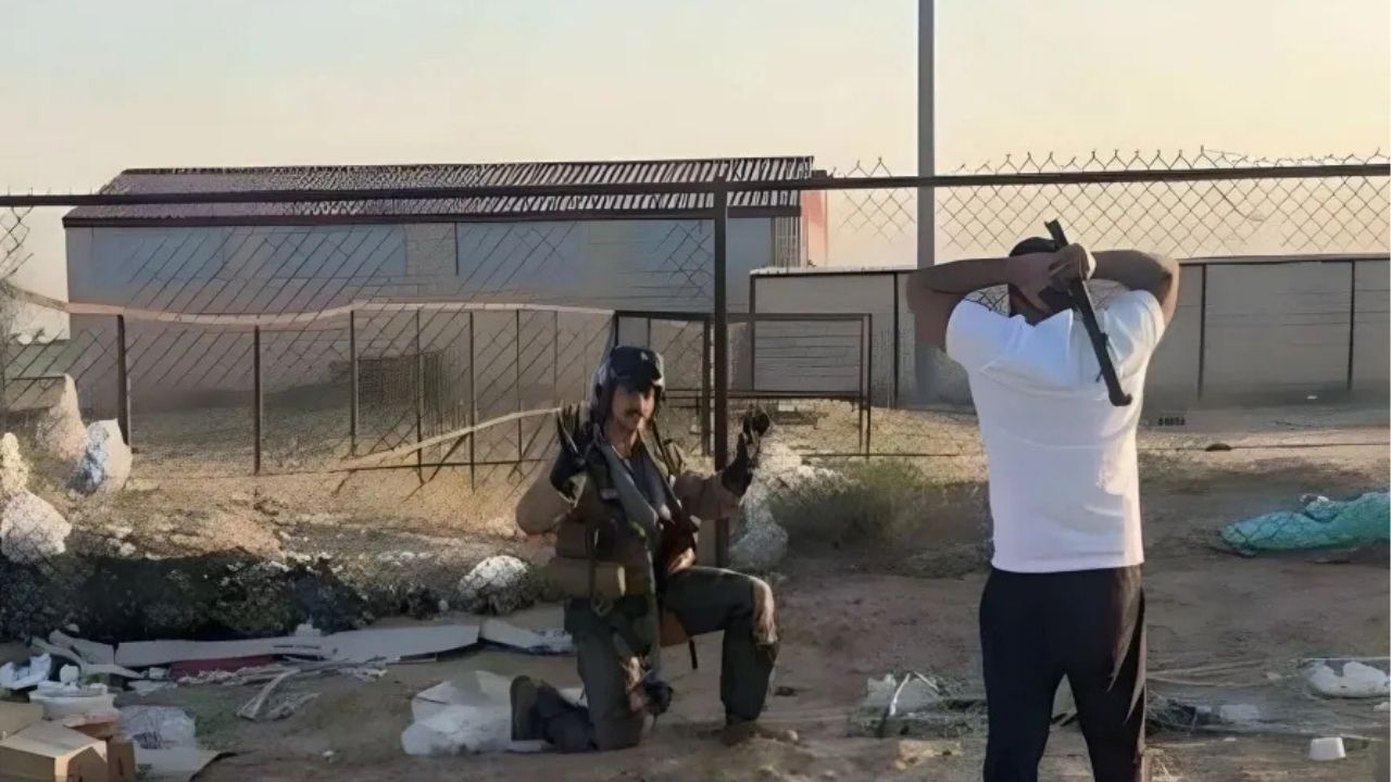 Düşen ABD savaş uçağı pilotu sopayla teslim alındı