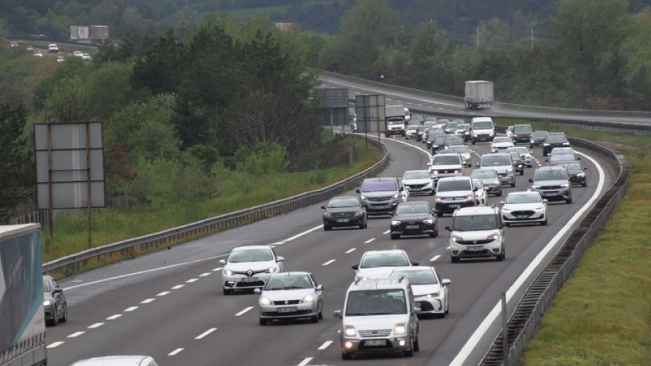 Bolu geçişinde yoğun trafik!