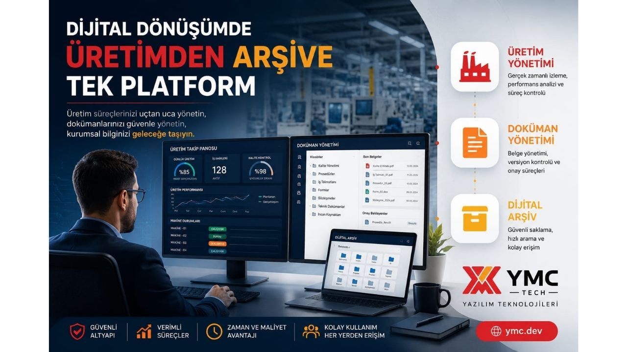 YMC Yazılım Teknolojileri ile Dijital Dönüşüm Sadece Bir Teknoloji Yatırımı Değil