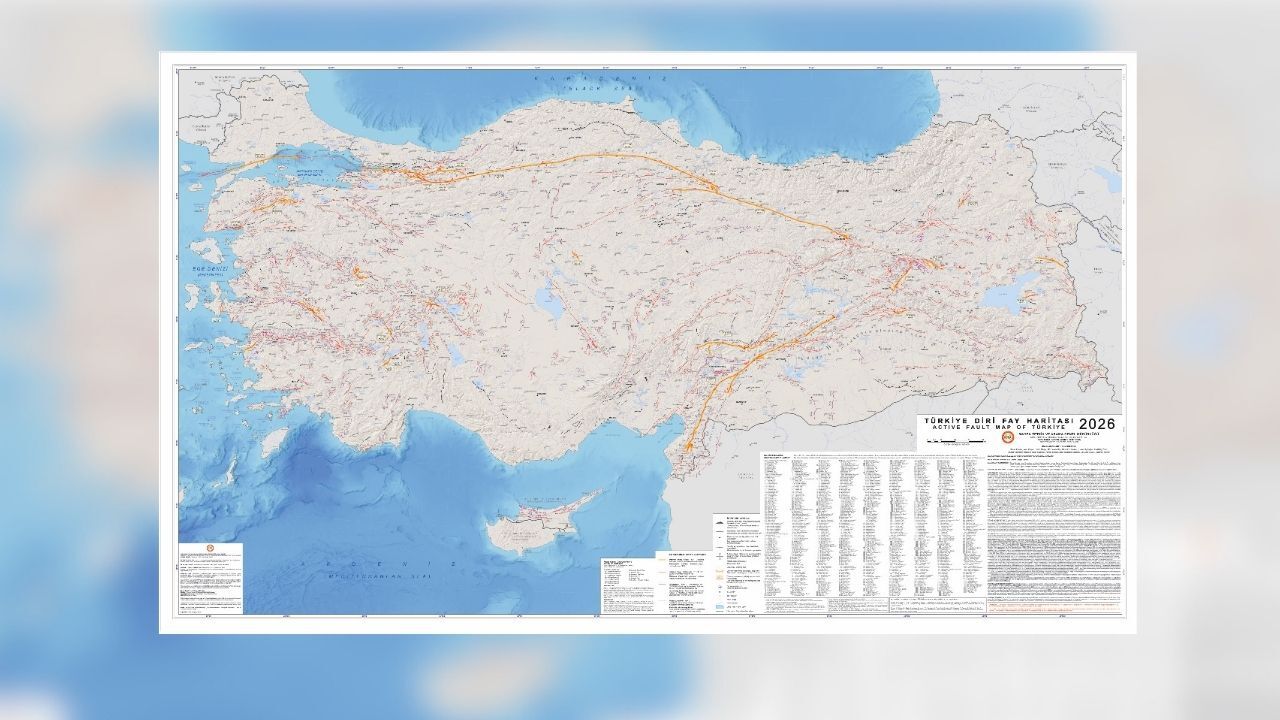 MTA'nın "Türkiye Diri Fay Haritası" 13 yıl sonra güncellendi