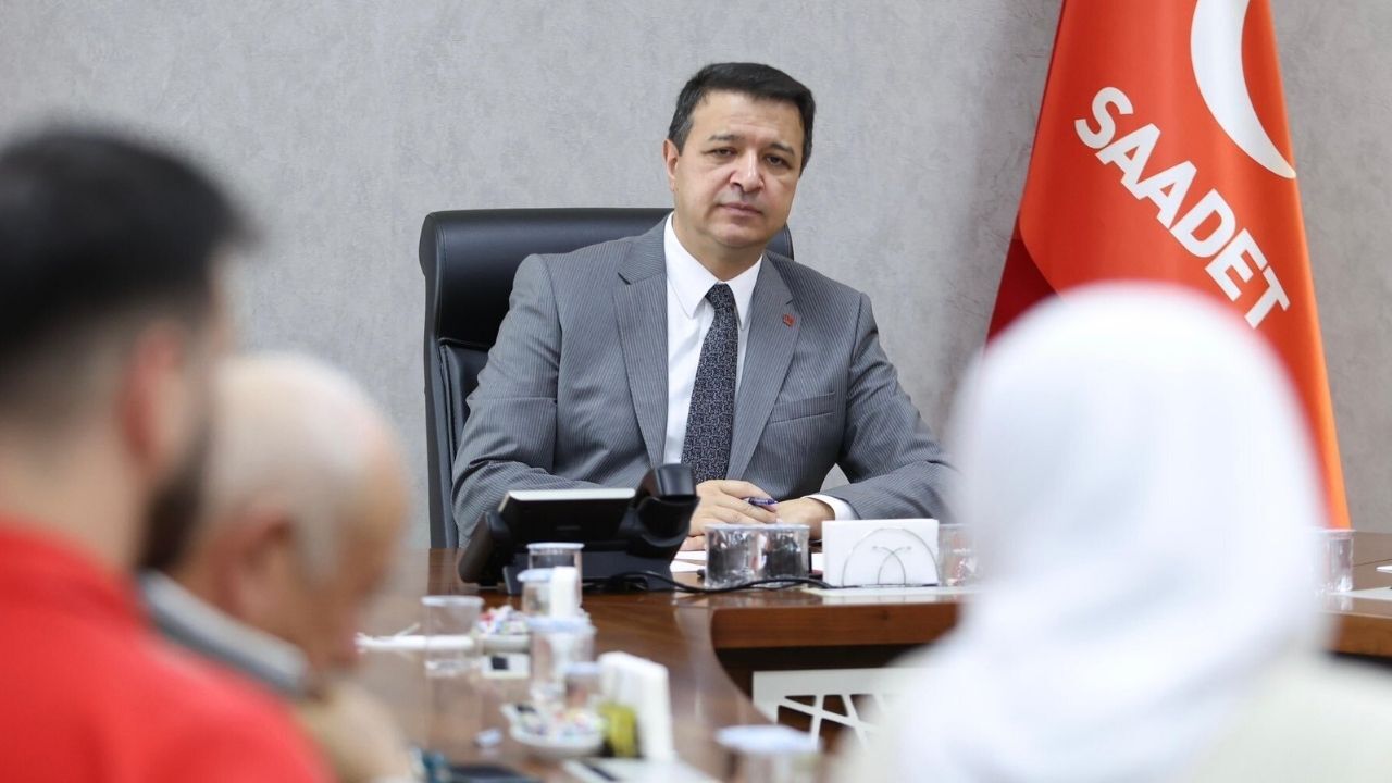 Ünye Çevre Platformu üyelerinden Saadet Partisi Genel Başkanı Mahmut Arıkan'a ziyaret